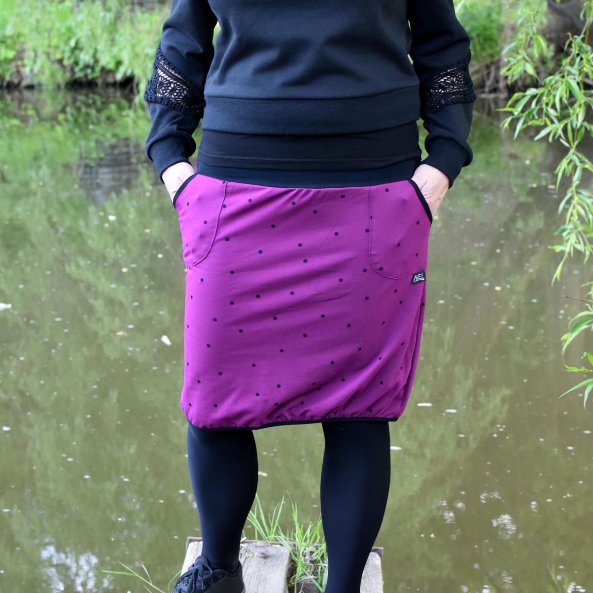 Puntíkatá purpurová